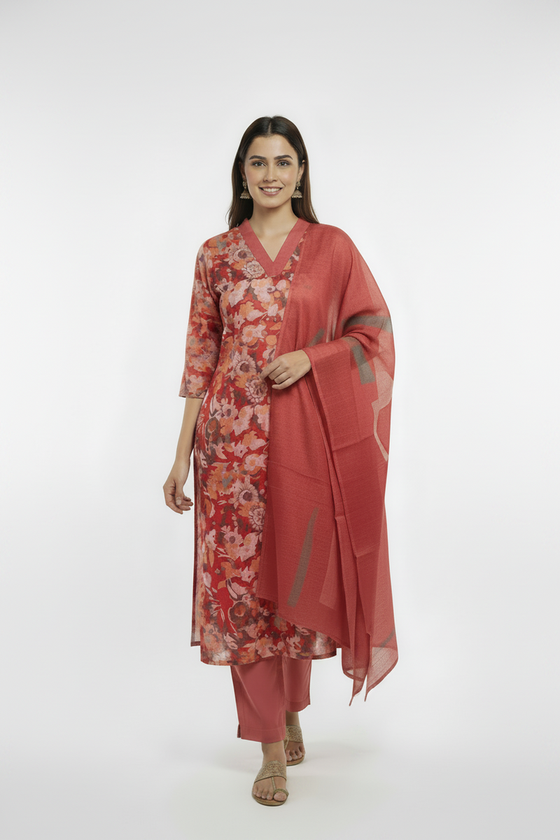 KURTI PANT DUPATTA SETS